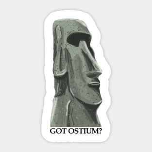 Get Your Moai on Sticker